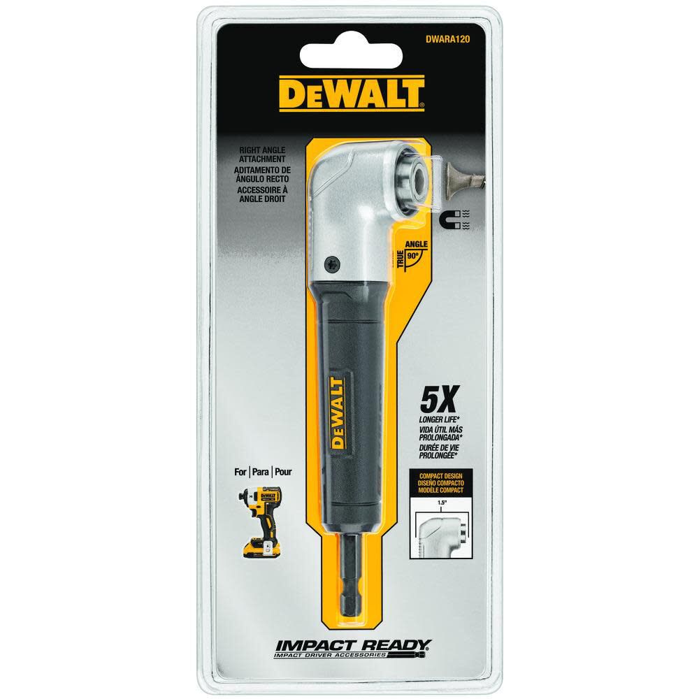 DeWalt DWARA120 Right Angle Attachment, IMPACT READY