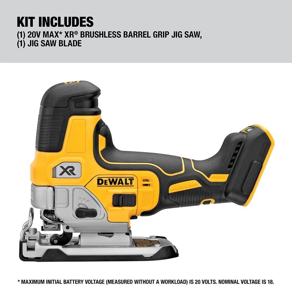 DEWALT 20V MAX Jig Saw Barrel Grip Tool Only (DCS335B)
