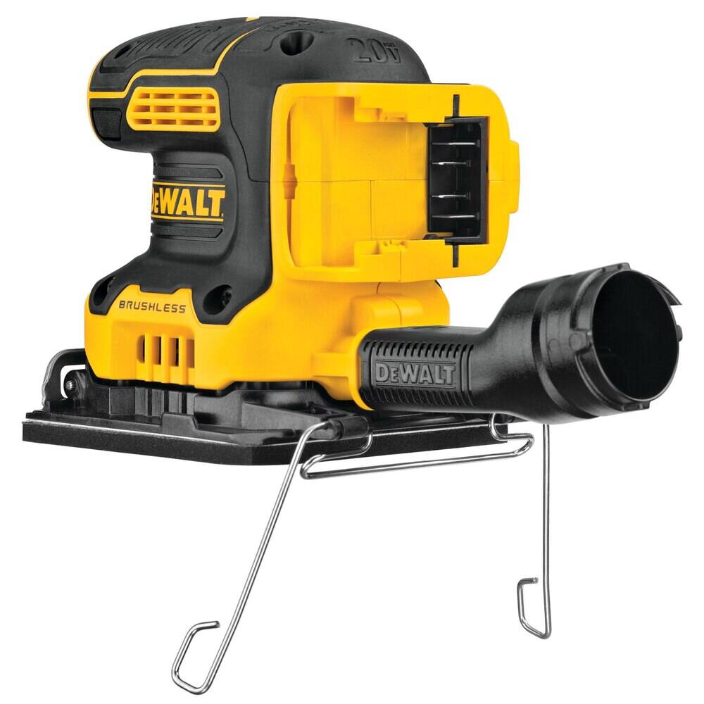DEWALT DCW200B 20V MAX* XR Palm Sander, Sheet, Variable Speed, 1/4-Inch, Tool Only