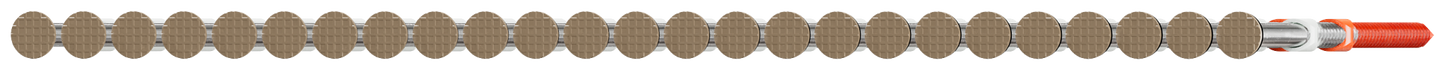 Simpson Strong-Tie S11A300KJT 20–22° Plastic Strip, Casing Head, Ring-Shank Nail — 3 in. x 11 ga. Tan (1000-Qty) (Pack of 4)