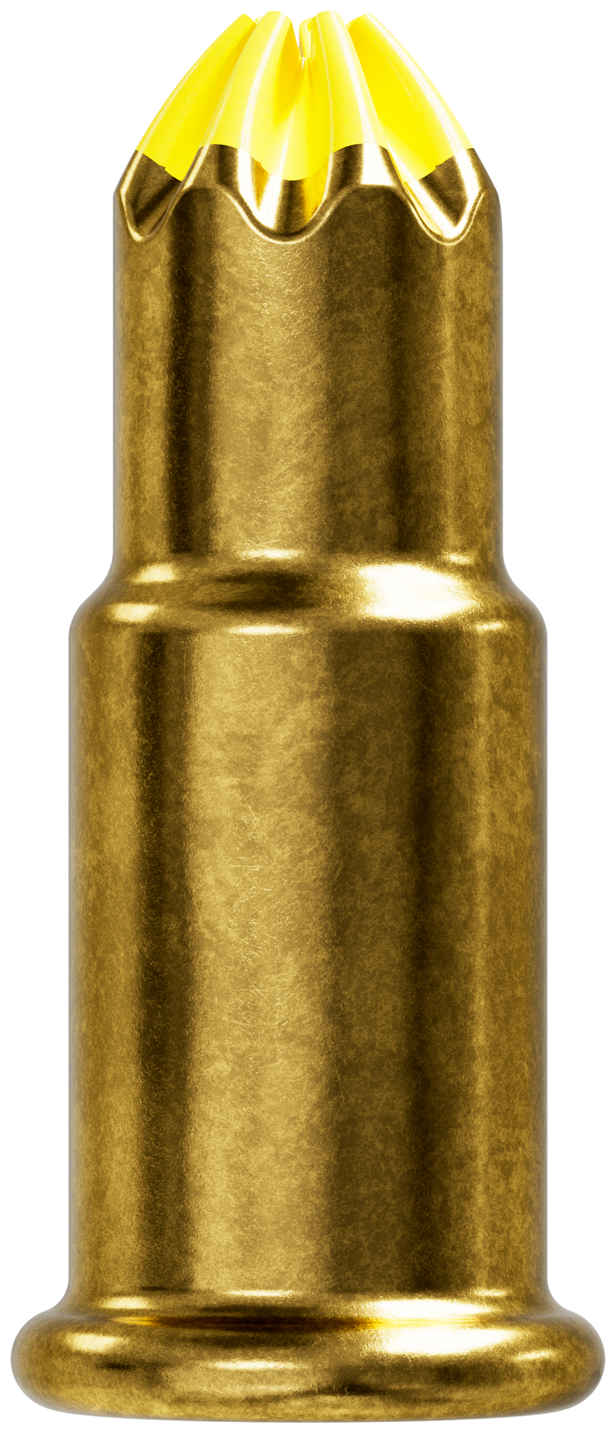 Simpson Strong-Tie P22AC4 P22AC 0.22-Caliber “A” Single-Shot Crimp Loads, LVL 4, Yellow (100-Qty) (Pack of 100)