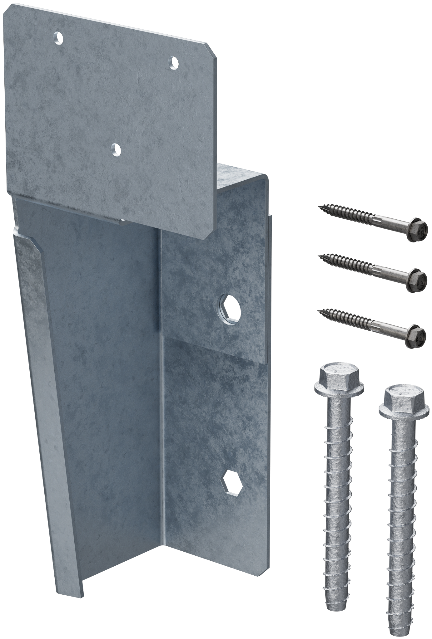Simpson Strong-Tie DOSCZ-KT1 DOSCZ ZMAX® Galvanized Deck Offset Support Connector Kit (Pack of 72)