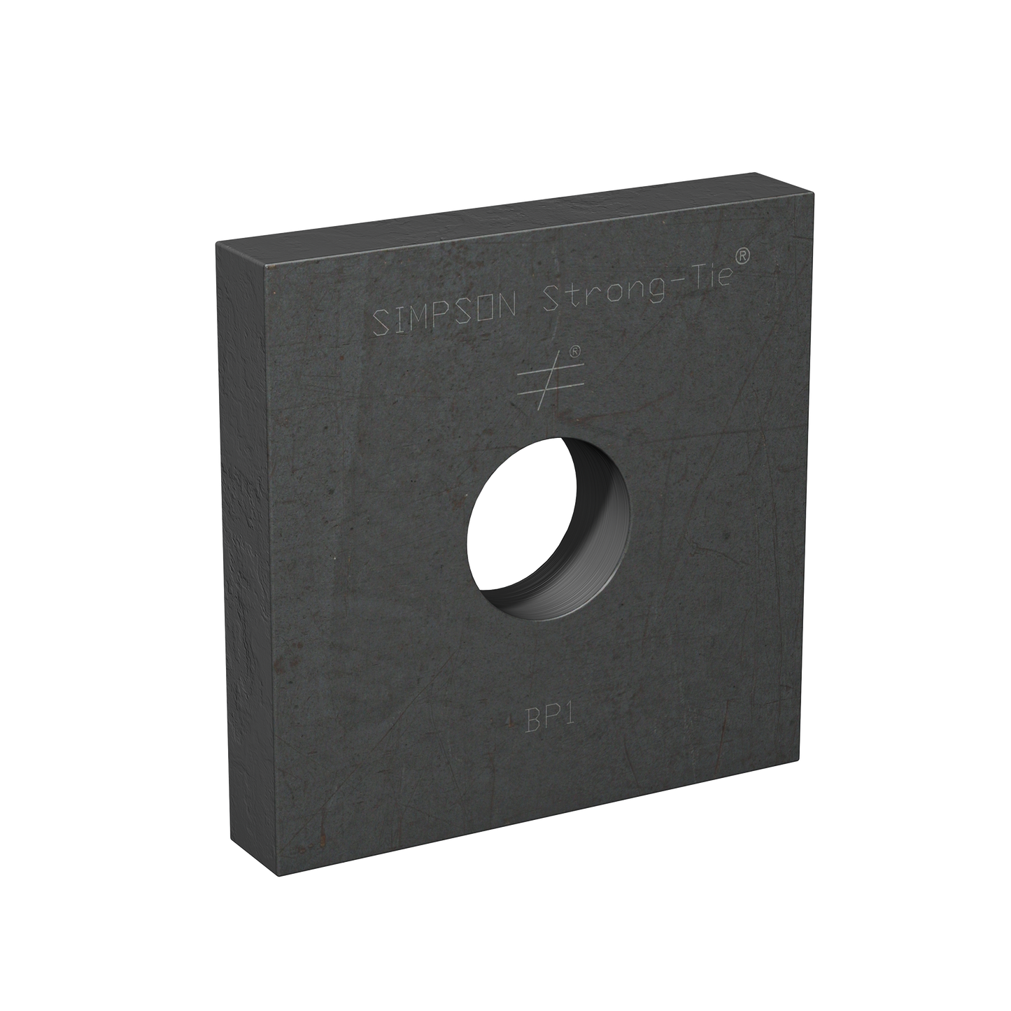 Simpson Strong-Tie BP 1 BP 3-1/2 in. x 3-1/2 in. Bearing Plate with 1 in. Bolt Dia. (Pack of 800)