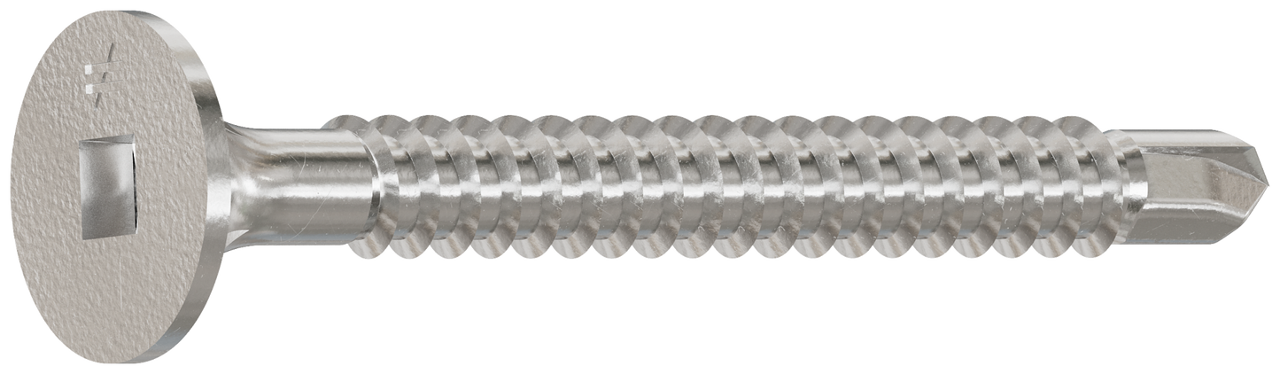 Simpson Strong-Tie F08T162WDC Self-Drilling Fiber-Cement Screw — #8 x 1-5/8 in. #2 Square Drive, Type 410 (100-Qty) (Pack of 600)