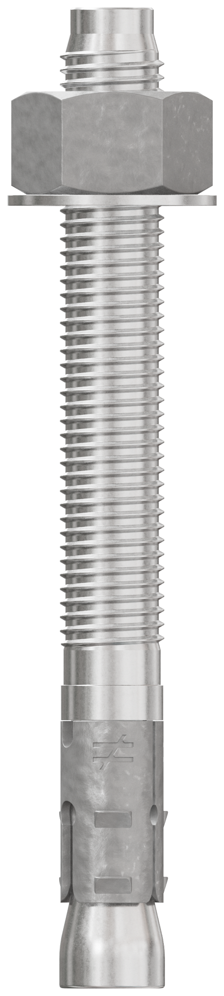 Simpson Strong-Tie STB2-75700S6F10 Strong-Bolt® 2 — 3/4 in. x 7 in. Type 316 Stainless-Steel Wedge Anchor, Fully Assembled (10-Qty)