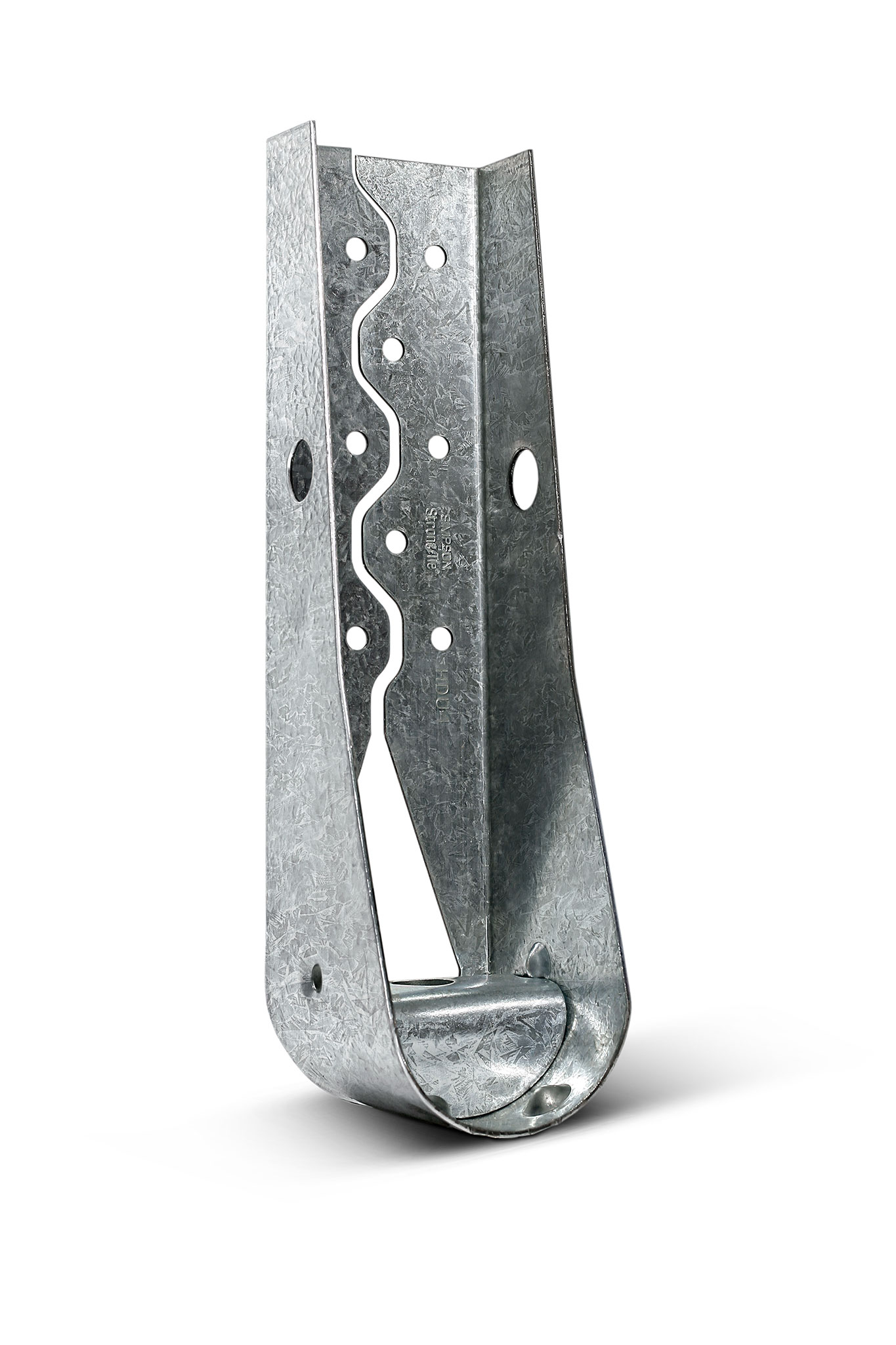 Simpson Strong-Tie HDU4-SDS2.5 HDU 10-15/16 in. Galvanized Predeflected Holdown with Strong-Drive® SDS Screws