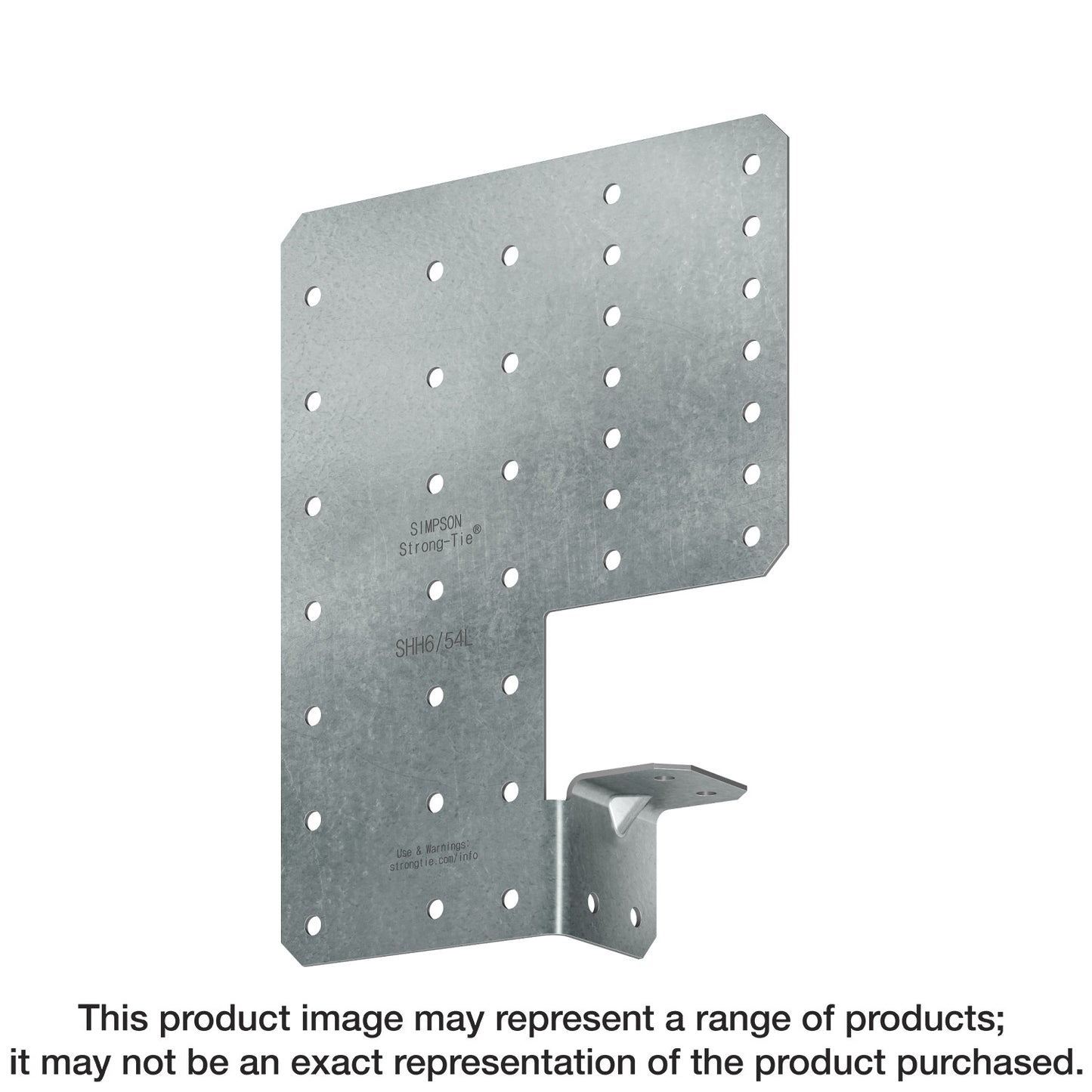 Simpson Strong-Tie SHH6/54-KT24 SHH 7-3/16 in. x 5-5/8 in. 54-mil Galvanized Steel Header Hanger (24-Qty) (Pack of 36)
