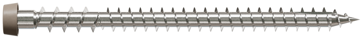 Simpson Strong-Tie DCU234MB316GR01 Deck-Drive™ DCU COMPOSITE Screw — #10 x 2-3/4 in. T20, Type 316, Gray 01 (1750-Qty)