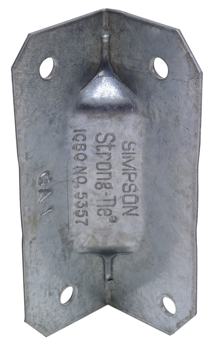 Simpson Strong-Tie GA1 GA 2-3/4 in. 18-Gauge Galvanized Gusset Angle
