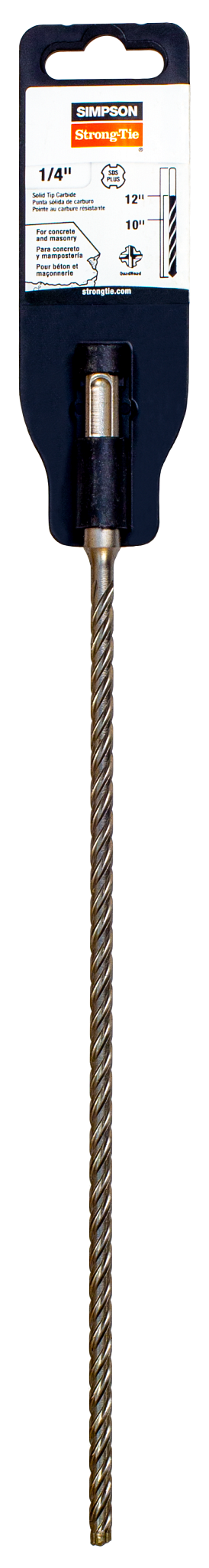 Simpson Strong-Tie MDPL01812 3/16 in. x 12 in. SDS-plus® Shank Drill Bit (Pack of 120)