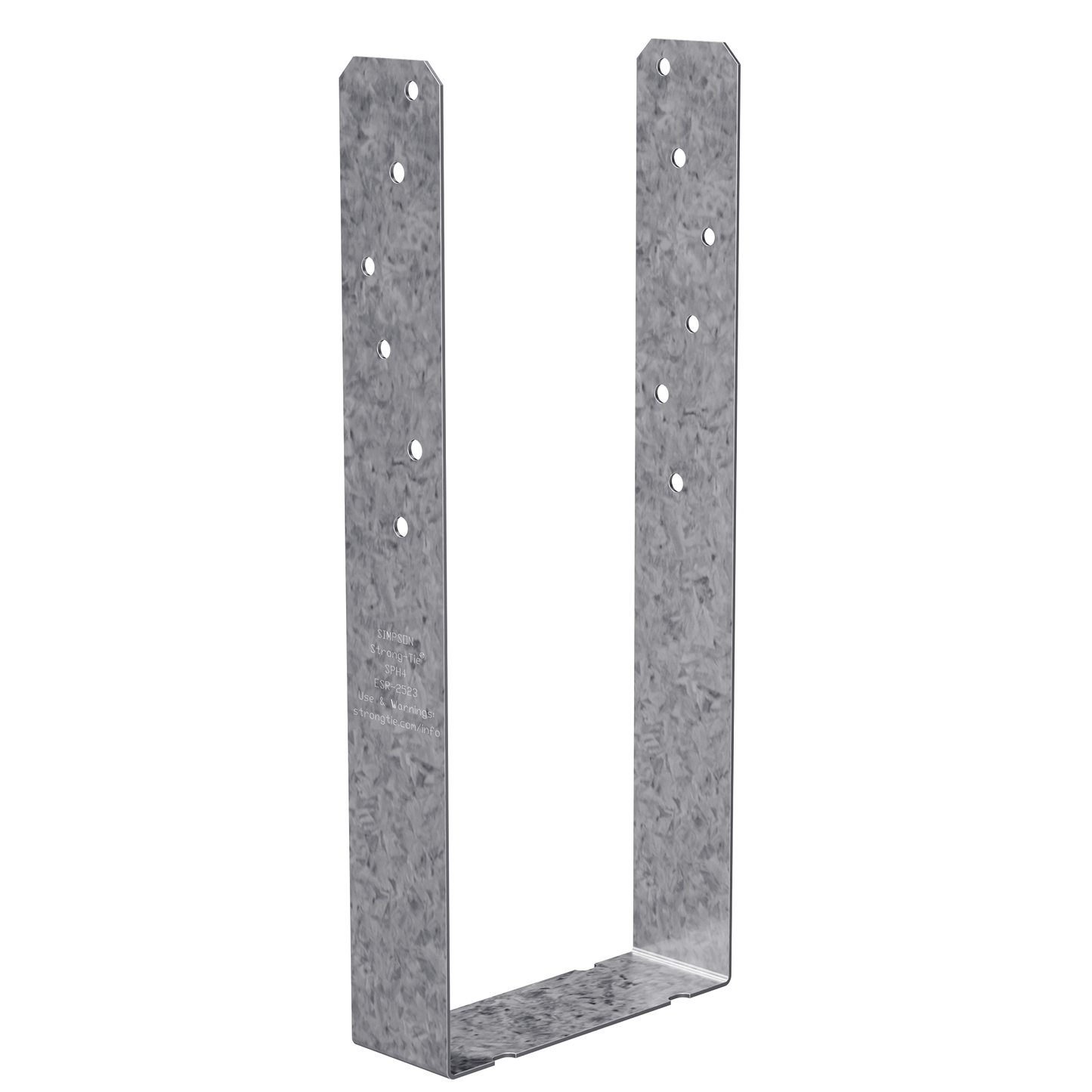 Simpson Strong-Tie SPH4Z SPH 3-9/16 in. x 8-3/4 in. ZMAX® Galvanized Heavy-Duty Stud Plate Tie