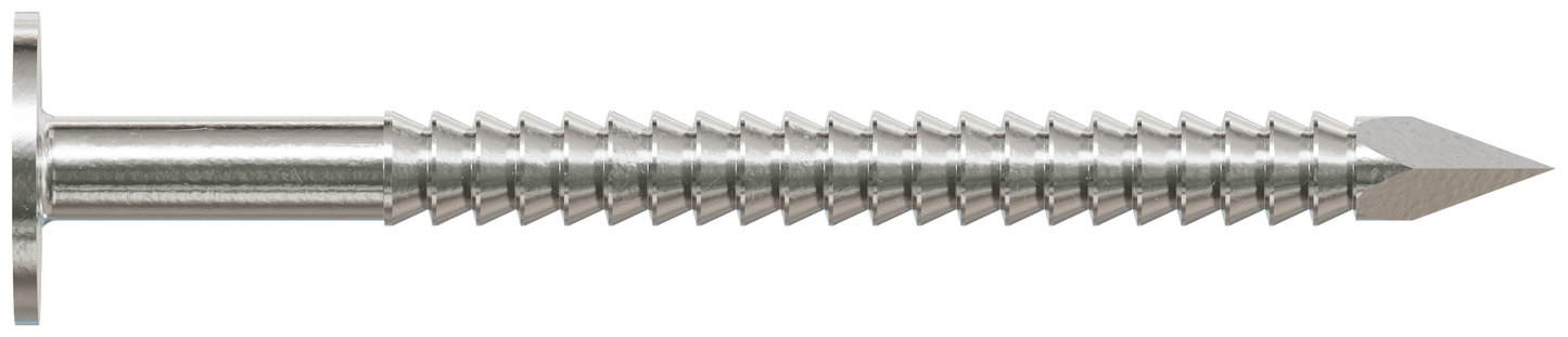 Simpson Strong-Tie S511ARNB Roofing Nail, Annular Ring Shank — 1-3/4 in. x .120 in. Type 304 Stainless Steel (25 lb.)