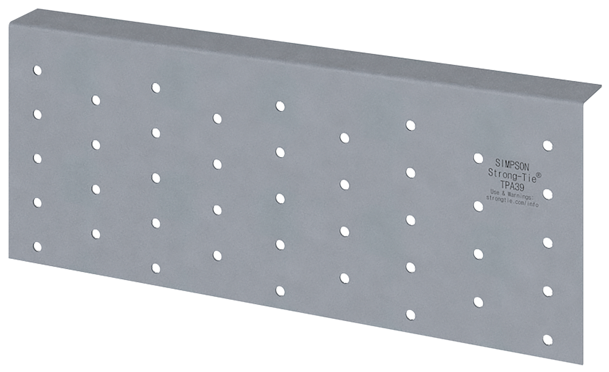 Simpson Strong-Tie TPA39 TPA 3-1/2 in. x 9 in. 20-Gauge Galvanized Tie Plate (Pack of 6000)