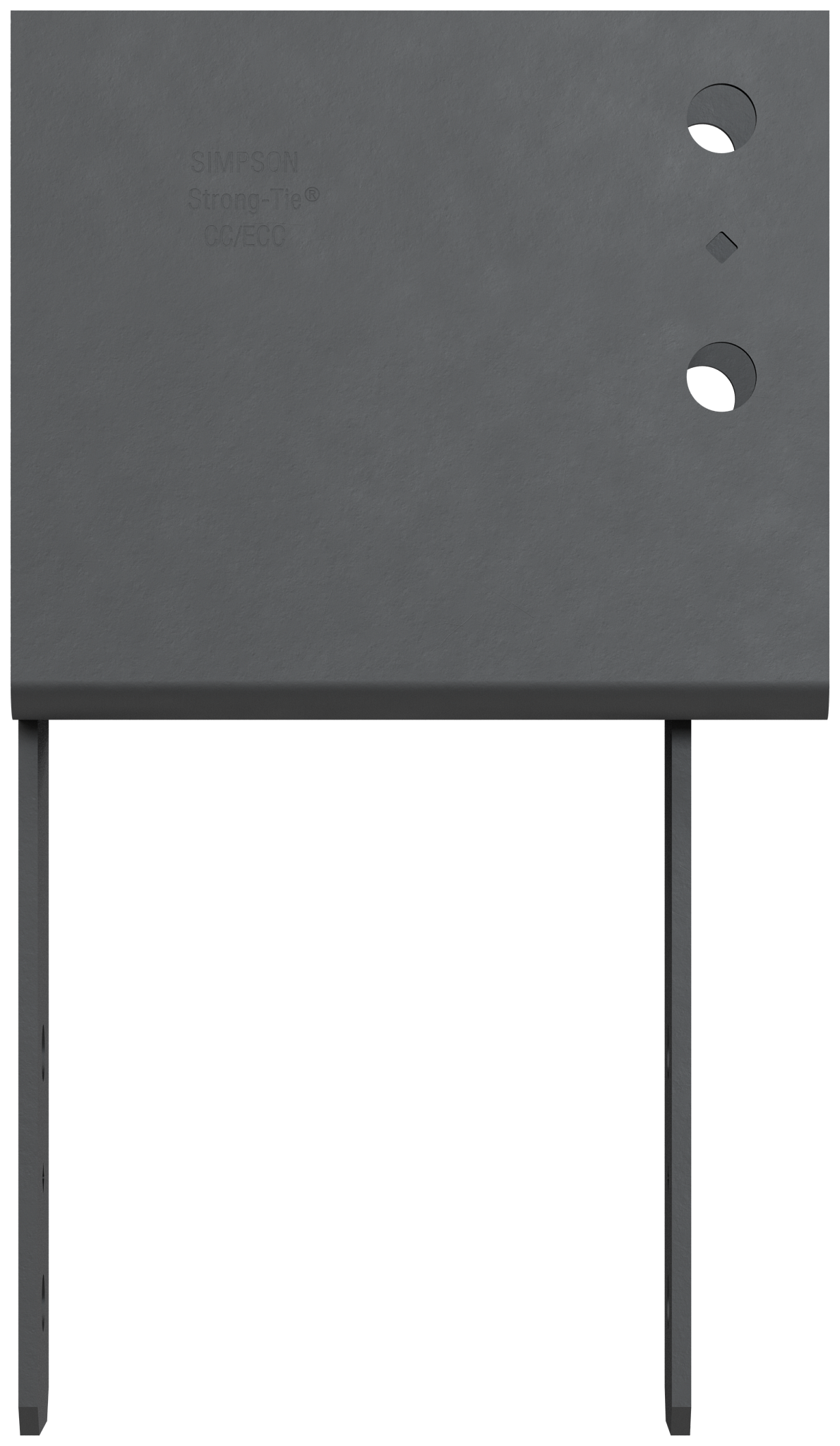 Simpson Strong-Tie ECC5 1/4-8 ECC End Column Cap for 5-1/8 in. Beam, 8x Post
