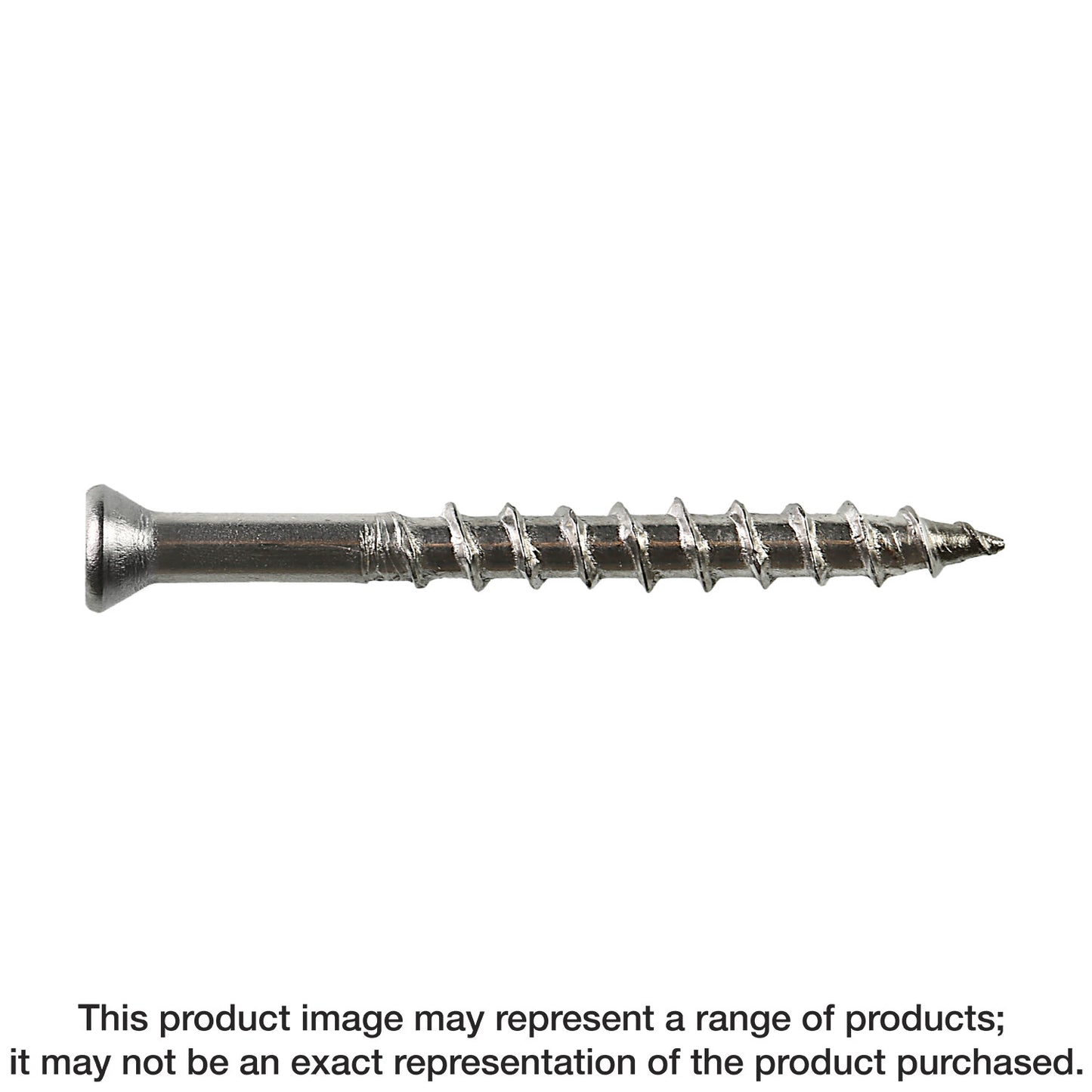 Simpson Strong-Tie T10250WP-RP10 Deck-Drive™ DWP WOOD SS Screw — #10 x 2-1/2 in. T25, Flat Head, Type 316 (10-Qty)