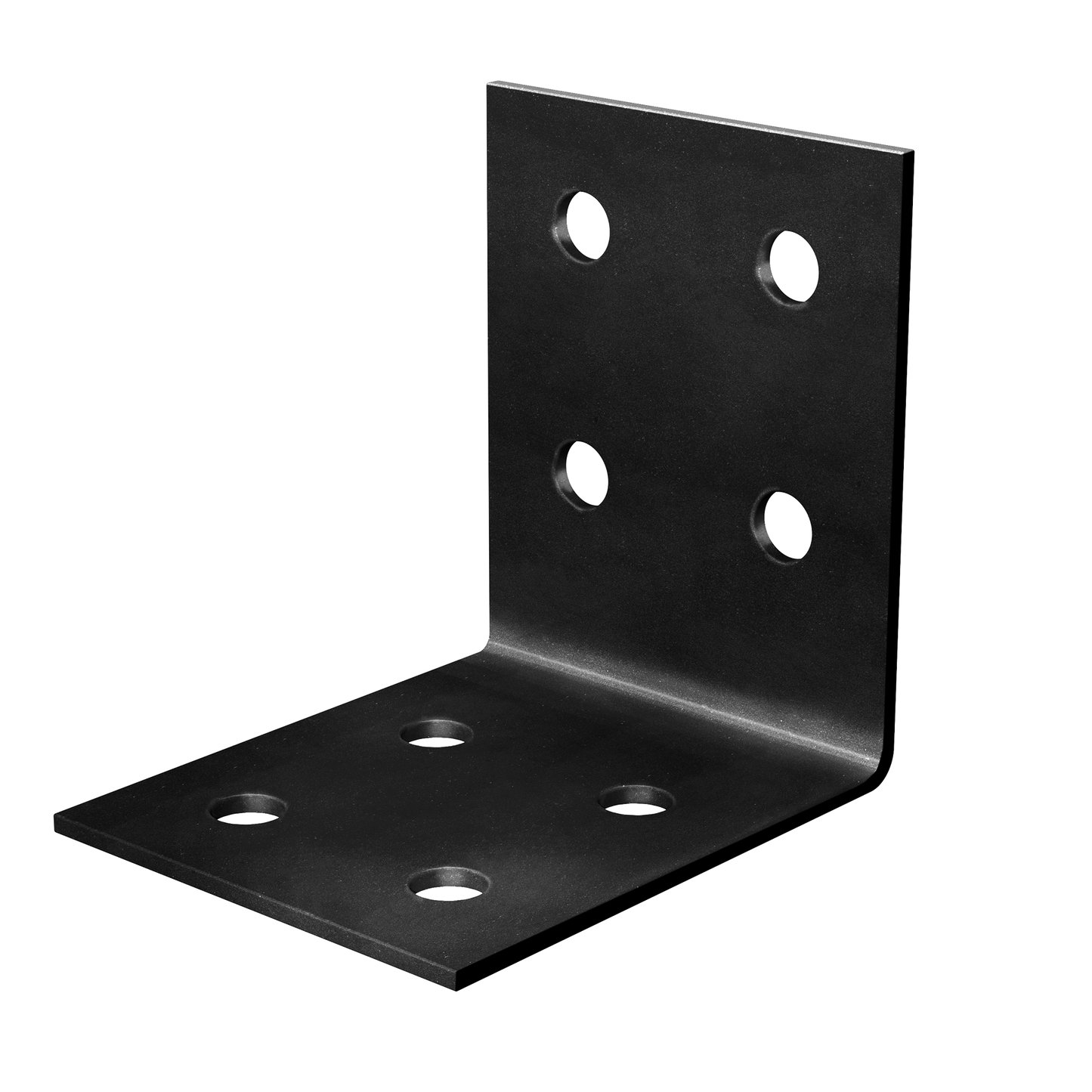 Simpson Strong-Tie HL76PC HLPC 7-1/4 in. x 6 in. Black Powder-Coated Ornamental Heavy Angle