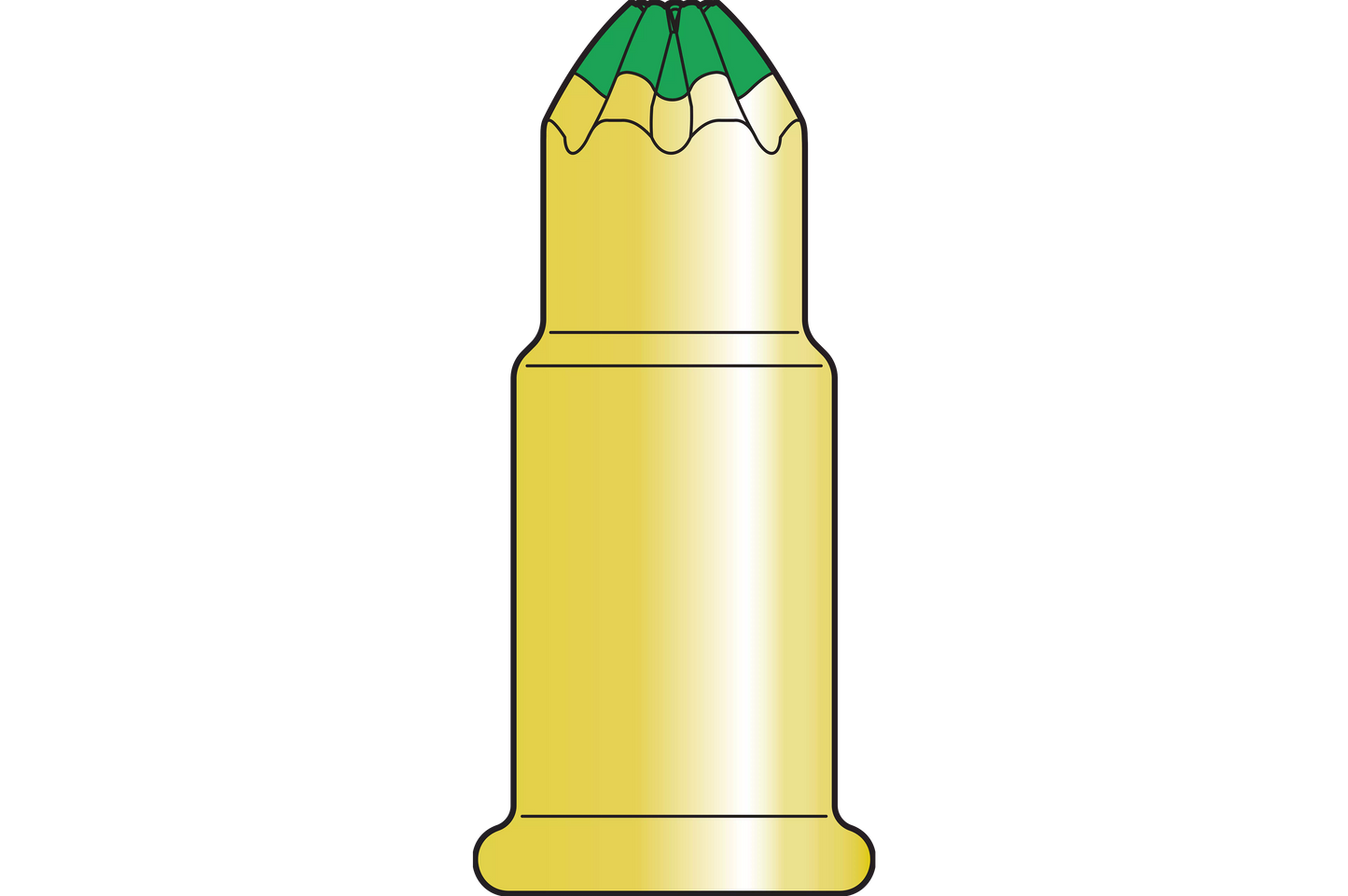 Simpson Strong-Tie P22AC3-RC25 P22AC 0.22-Caliber “A” Single-Shot Crimp Load, LVL 3, Green (25-Qty)
