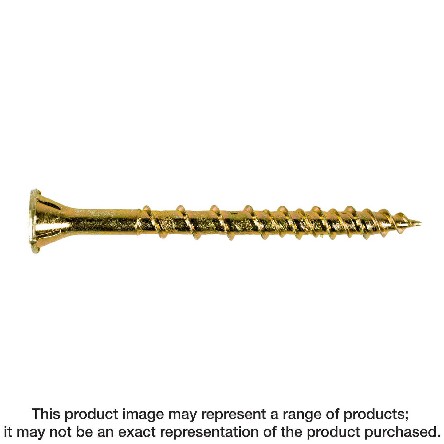 Simpson Strong-Tie WSV2S Strong-Drive® WSV SUBFLOOR Screw (Collated) — #9 x 2 in. T25, Yellow Zinc (2000-Qty) (Pack of 100)