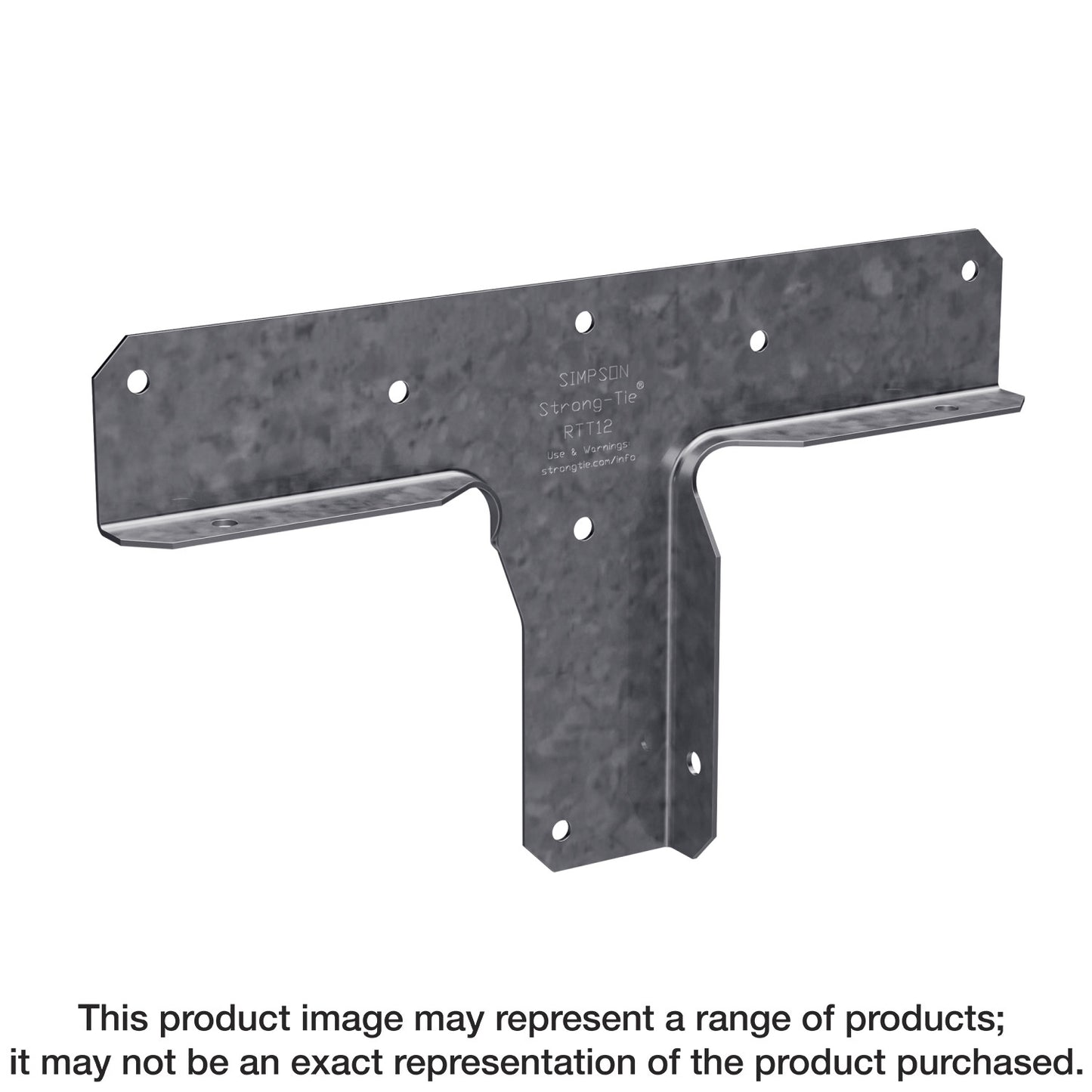 Simpson Strong-Tie RTT12 RTT 18-Gauge Galvanized Rigid Tie® Connector for 2x Post, 1x Joist