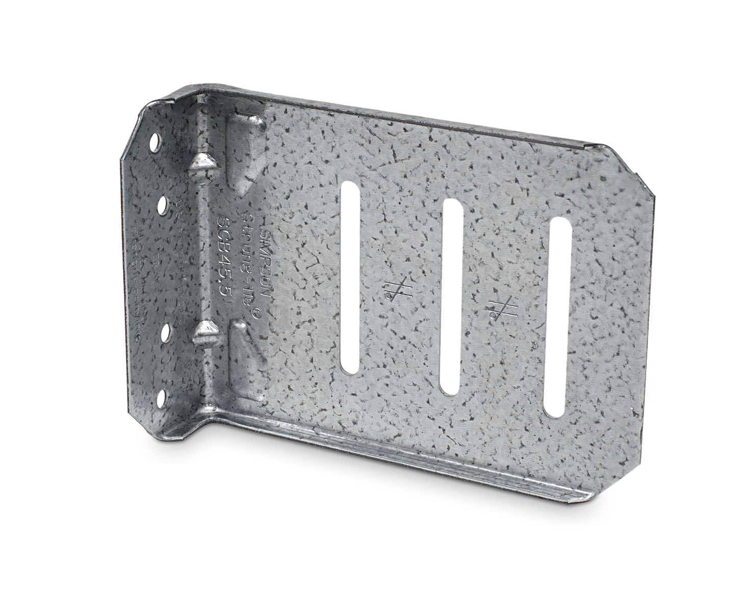 Simpson Strong-Tie SCB45.5-KT SCB™ 5-1/2 in. 16 ga. Bypass Framing Slide-Clip Connector w/ Screws (25-Qty) (Pack of 144)
