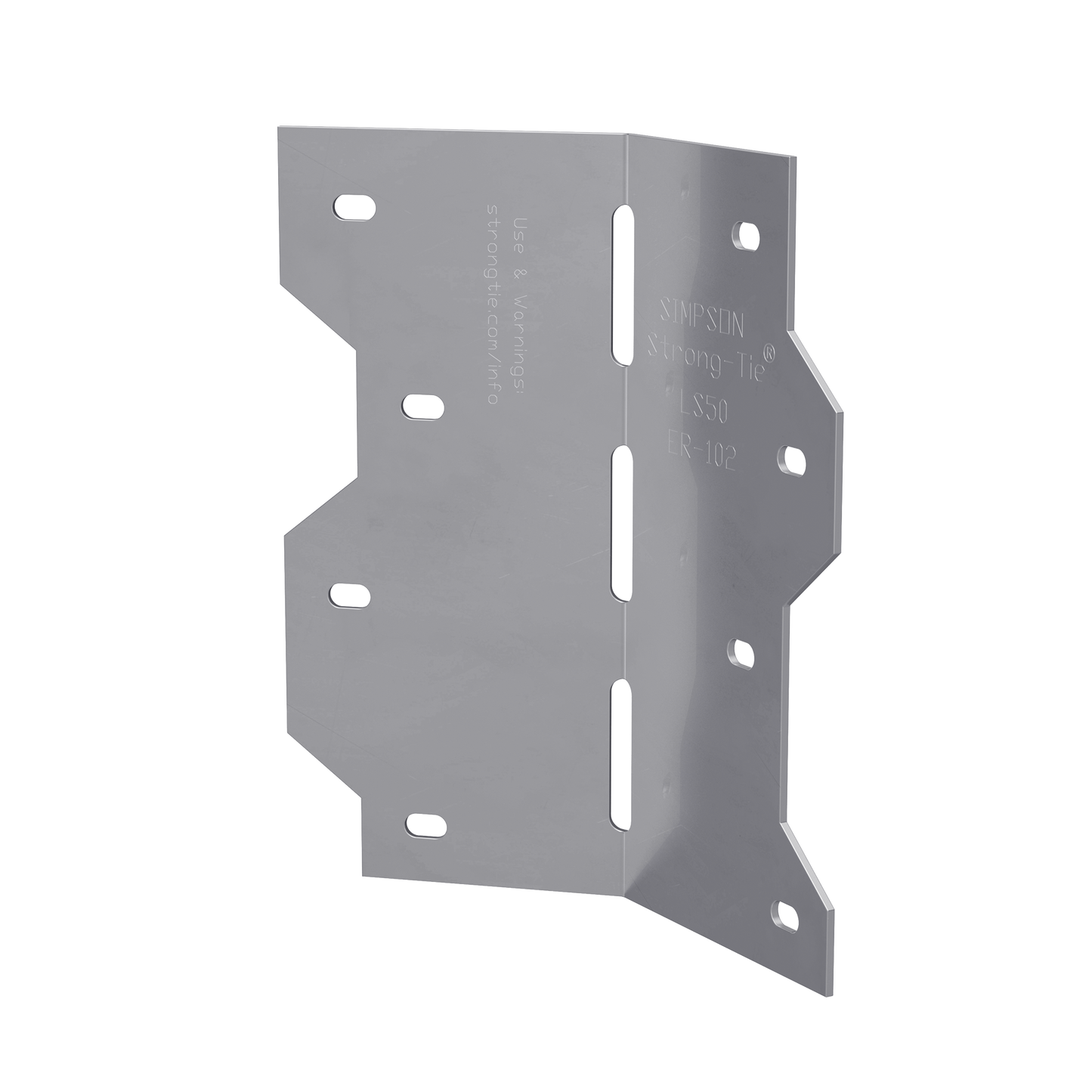 Simpson Strong-Tie LS50SS LS 4-7/8 in. 18-Gauge Stainless-Steel Adjustable L Angle (Pack of 1200)