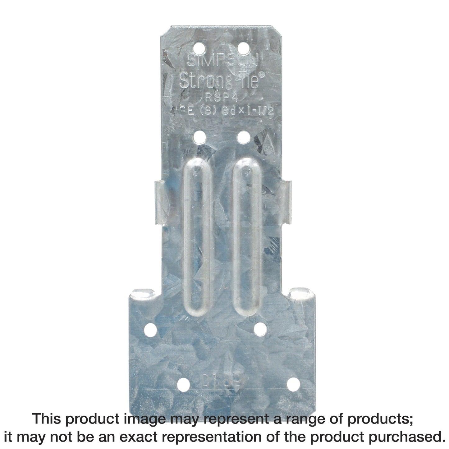 Simpson Strong-Tie RSP4 RSP 4-1/2 in. Galvanized Reversible Stud-Plate Tie (Pack of 100)