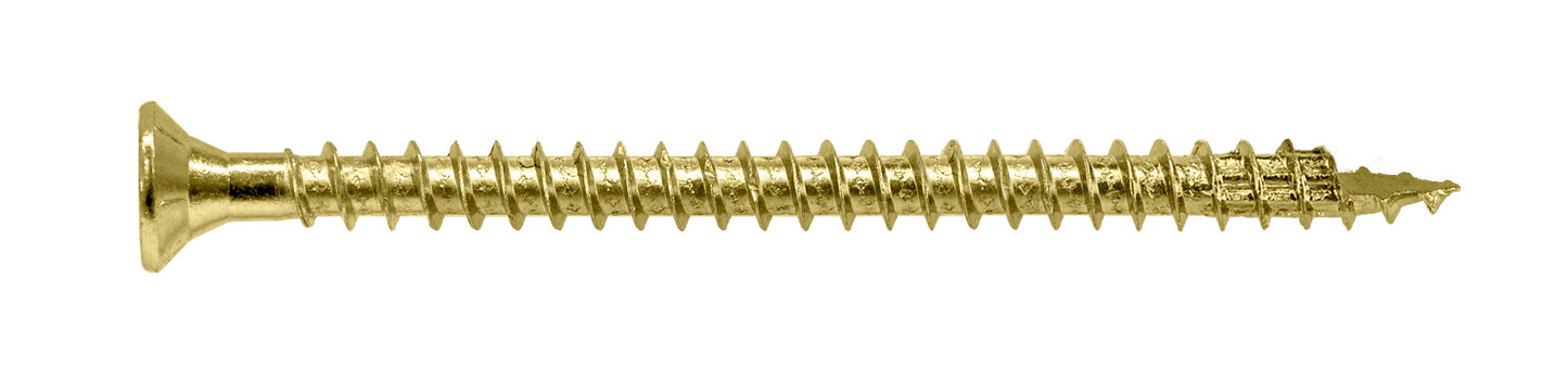 Simpson Strong-Tie SDCF22434 Strong-Drive® SDCF TIMBER-CF Screw — 0.315 in. x 4-3/4 in. T40, Yellow Zinc (250-Qty)