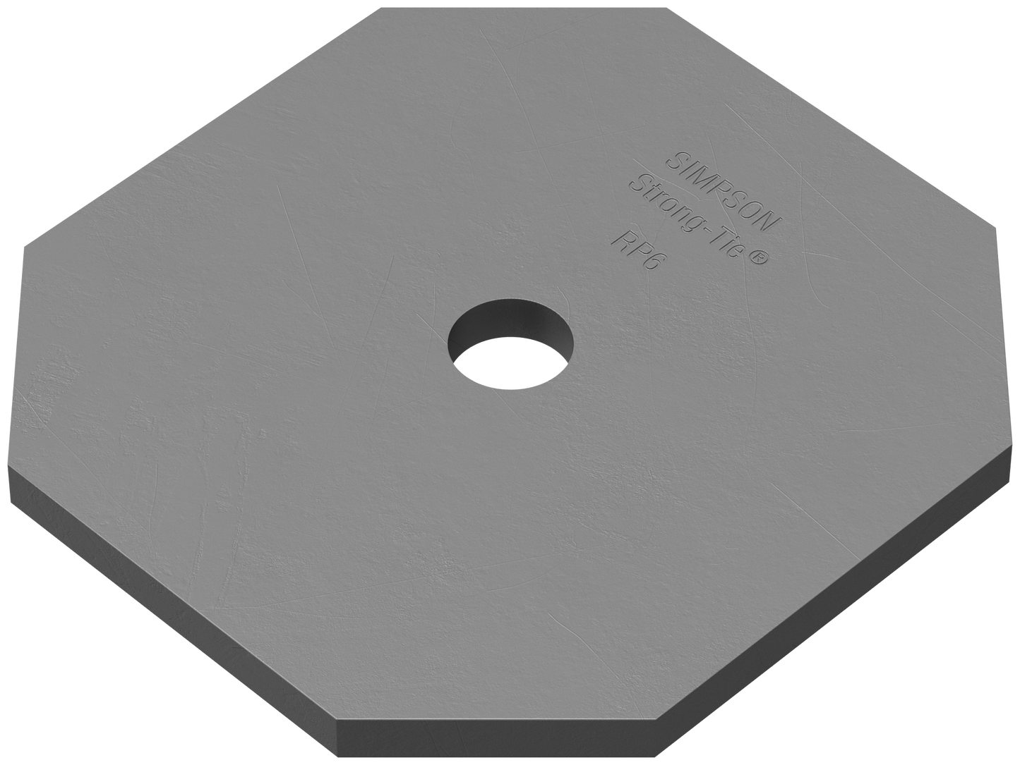 Simpson Strong-Tie RP6 RP6 3/8-in. Steel Retrofit Plate (Pack of 600)