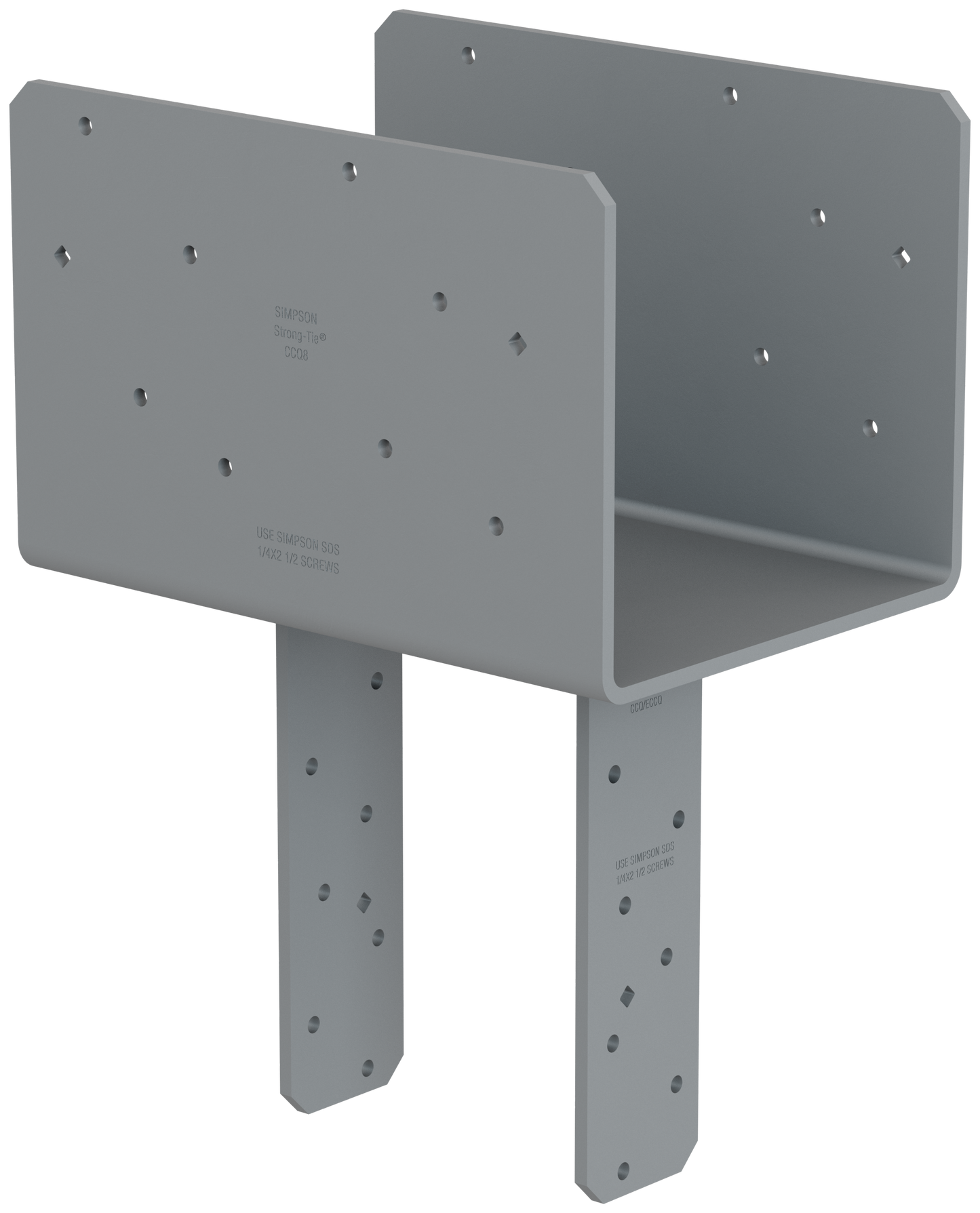 Simpson Strong-Tie CCQ86SDS2.5 CCQ™ Column Cap for 8x Beam, 6x Post with Strong-Drive® SDS Screws