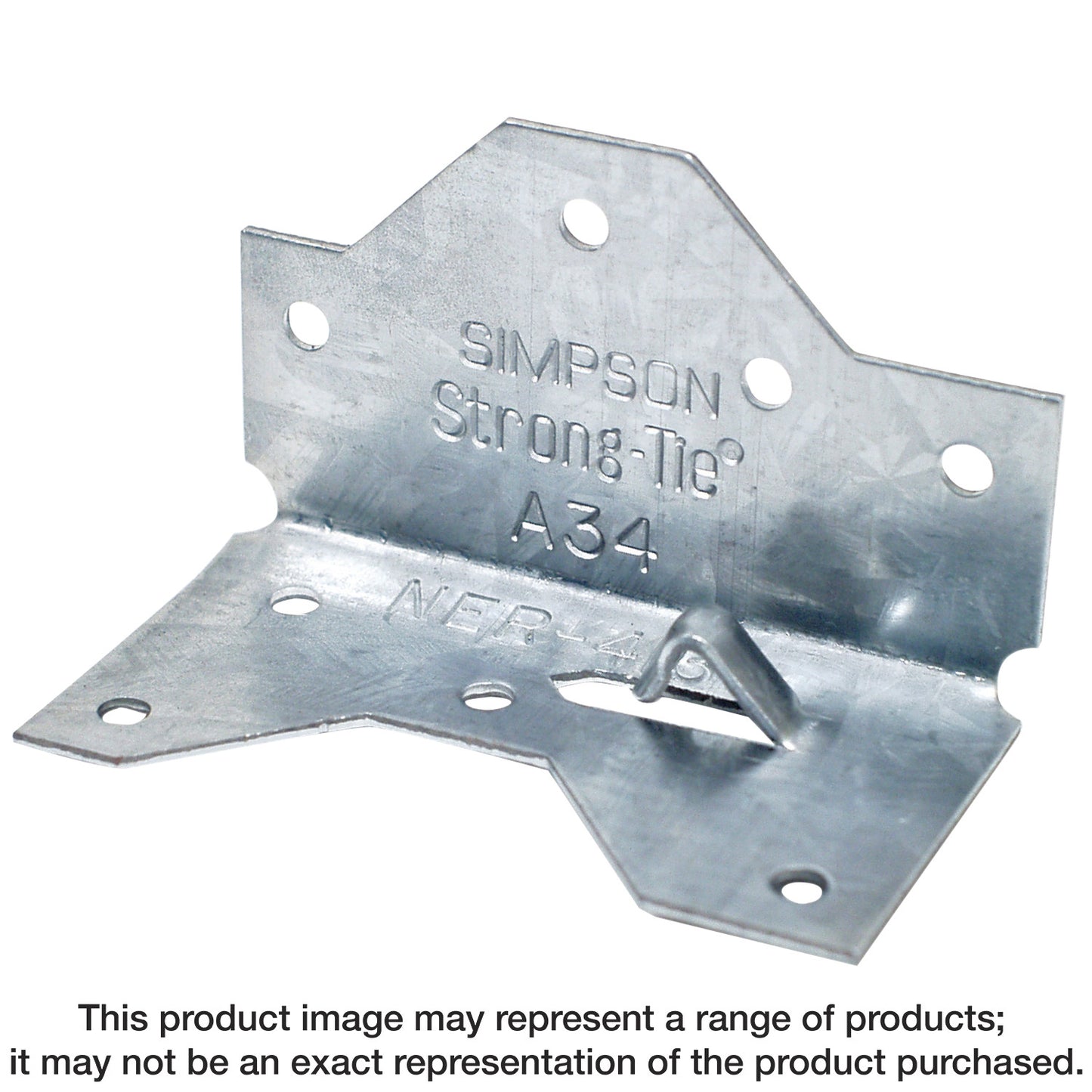 Simpson Strong-Tie A34SS 1-7/16 in. x 2-1/2in. Stainless-Steel Framing Angle (Pack of 3000)