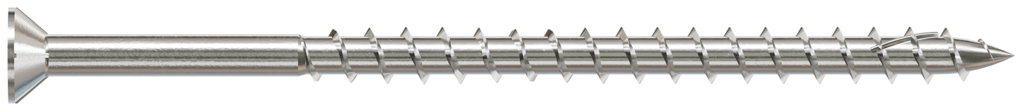 Simpson Strong-Tie T10350WP1 Deck-Drive™ DWP WOOD SS Screw — #10 x 3-1/2 in. T-25, Flat Head, Type 316 (1 lb.) (Pack of 10)
