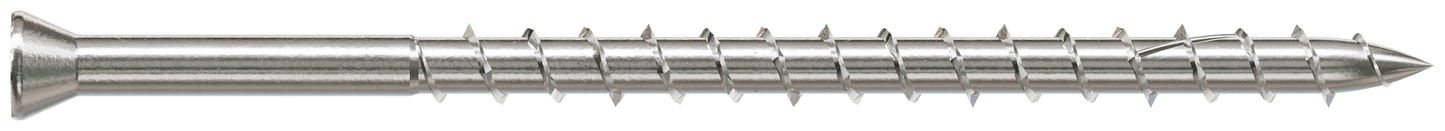 Simpson Strong-Tie S08300WPP Deck-Drive™ DWP WOOD SS Screw — #8 x 3 in. T-20, Trim Head, Type 305 (350-Qty) (Pack of 6)
