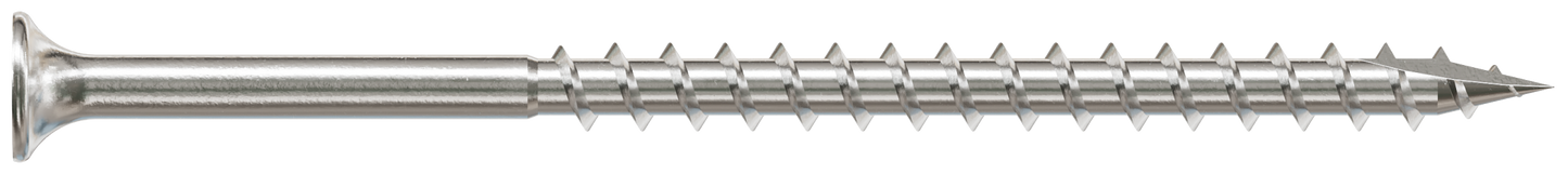 Simpson Strong-Tie T10350DBB Bugle-Head Wood Screw, Square Drive — #10 x 3-1/2 in. #2 Square, Type 316 (1000-Qty) (Pack of 64)