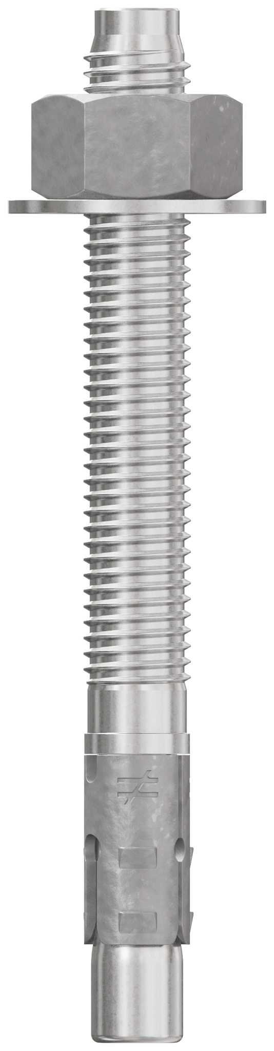 Simpson Strong-Tie STB2-62600S6F20 Strong-Bolt® 2 — 5/8 in. x 6 in. Type 316 Stainless-Steel Wedge Anchor, Fully Assembled (20-Qty)