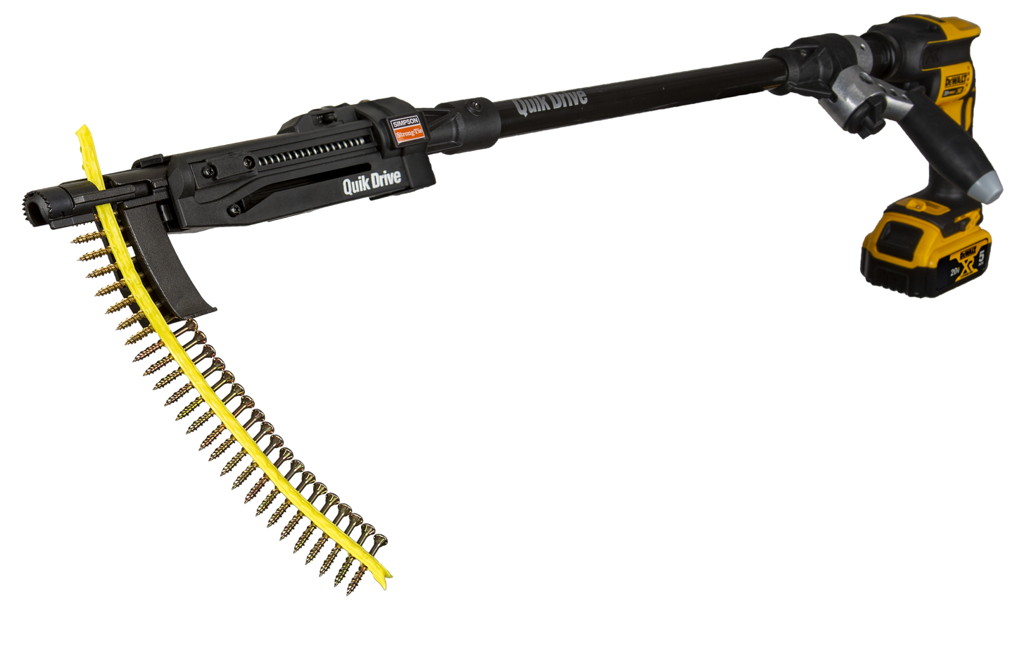 Simpson Strong-Tie PRO200SG2C2K Quik Drive® Cordless PRO200S Multi-Purpose System w/ DeWalt® 2500 RPM Screwdriver Motor
