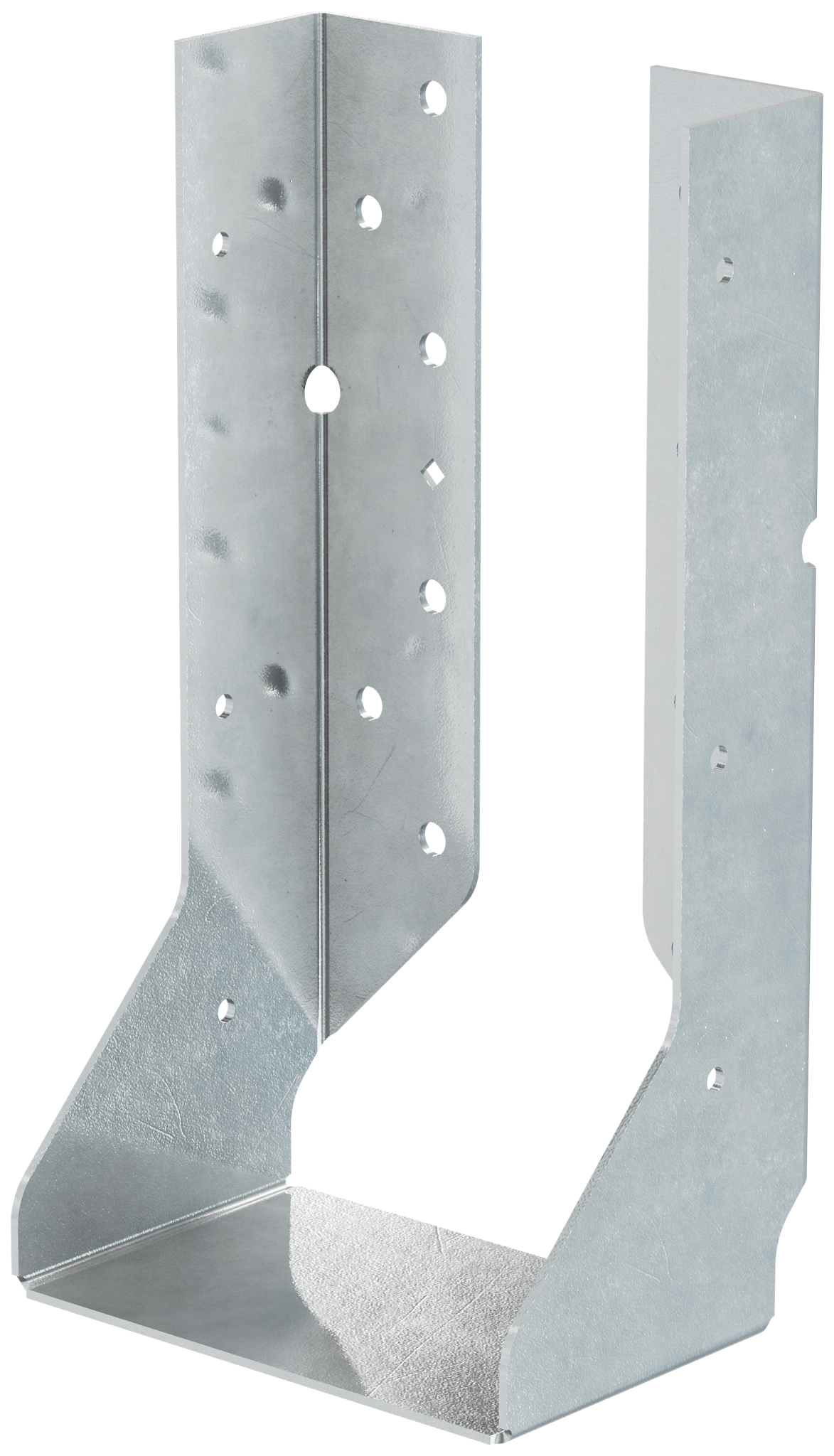 Simpson Strong-Tie HUCQ210-3SS-SDS HUCQ Stainless-Steel Heavy Face-Mount Concealed-Flange Joist Hanger for Triple 2x10 w/ Screws