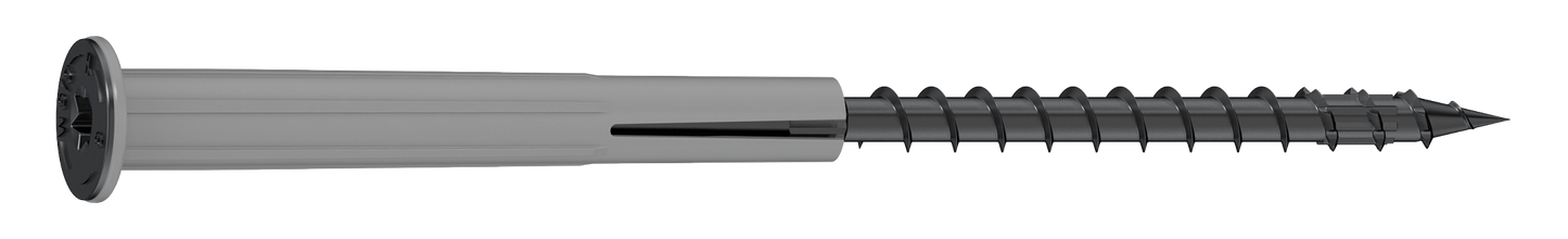 Simpson Strong-Tie SDPW19600-R50 Strong-Drive® SDPW™ DEFLECTOR Screw — 0.195 in. x 6 in. T40, 6-Lobe, E-Coat® (50-Qty)