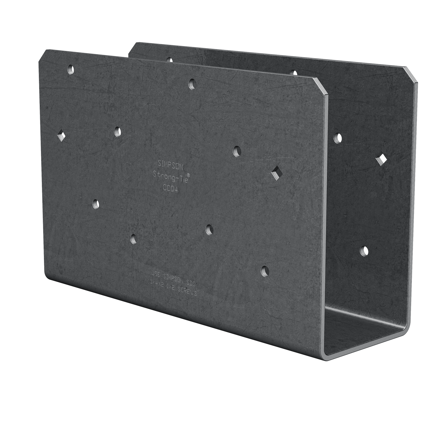 Simpson Strong-Tie CCOQ6-SDS2.5 CCOQ Column Cap (No Straps) for 6x Beam, with Strong-Drive® SDS Screws