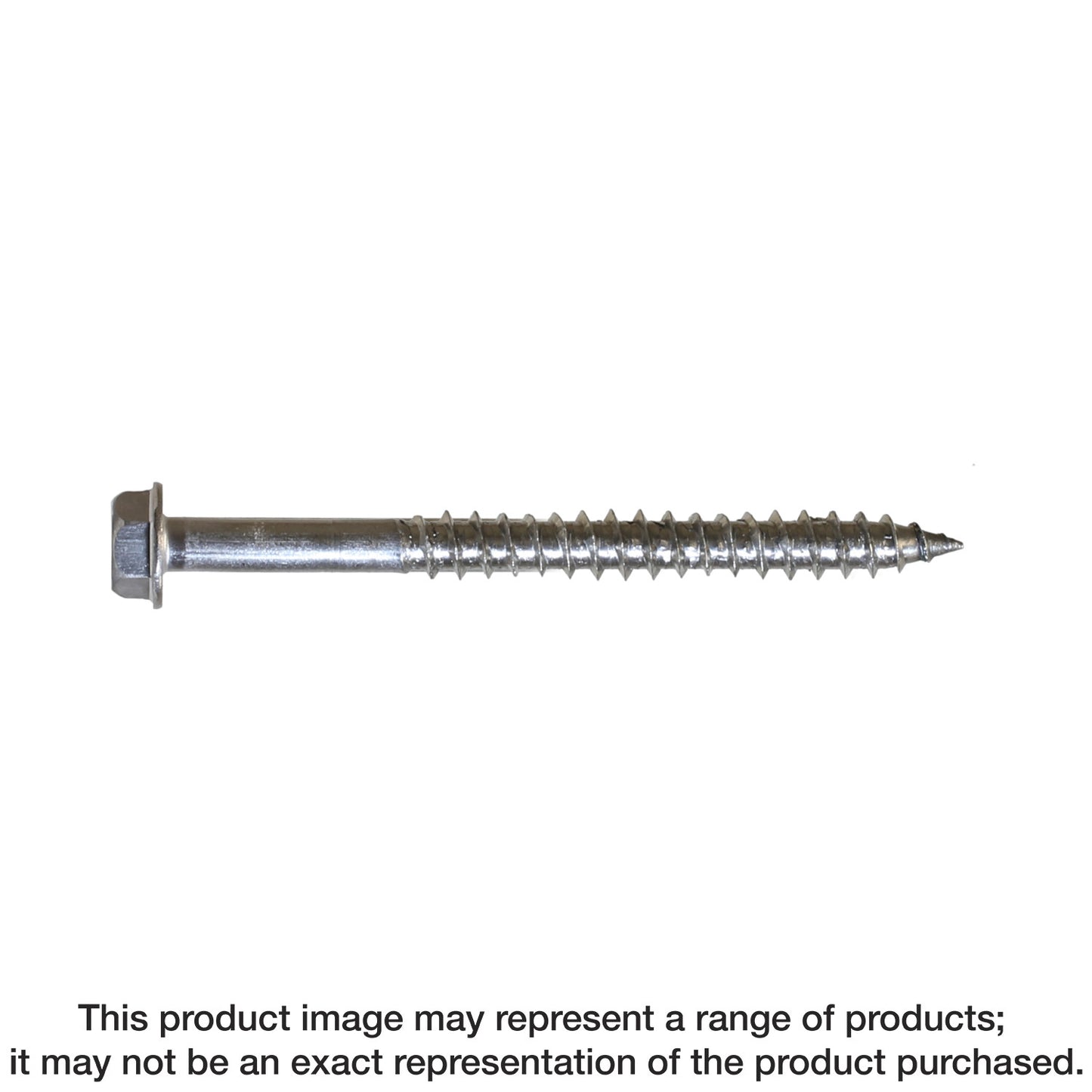Simpson Strong-Tie SDWH19500SS-R100 Strong-Drive® SDWH™ TIMBER-HEX SS Screw — 0.185 in. x 5 in. 5/16 Hex, Type 316 (100-Qty) (Pack of 6)