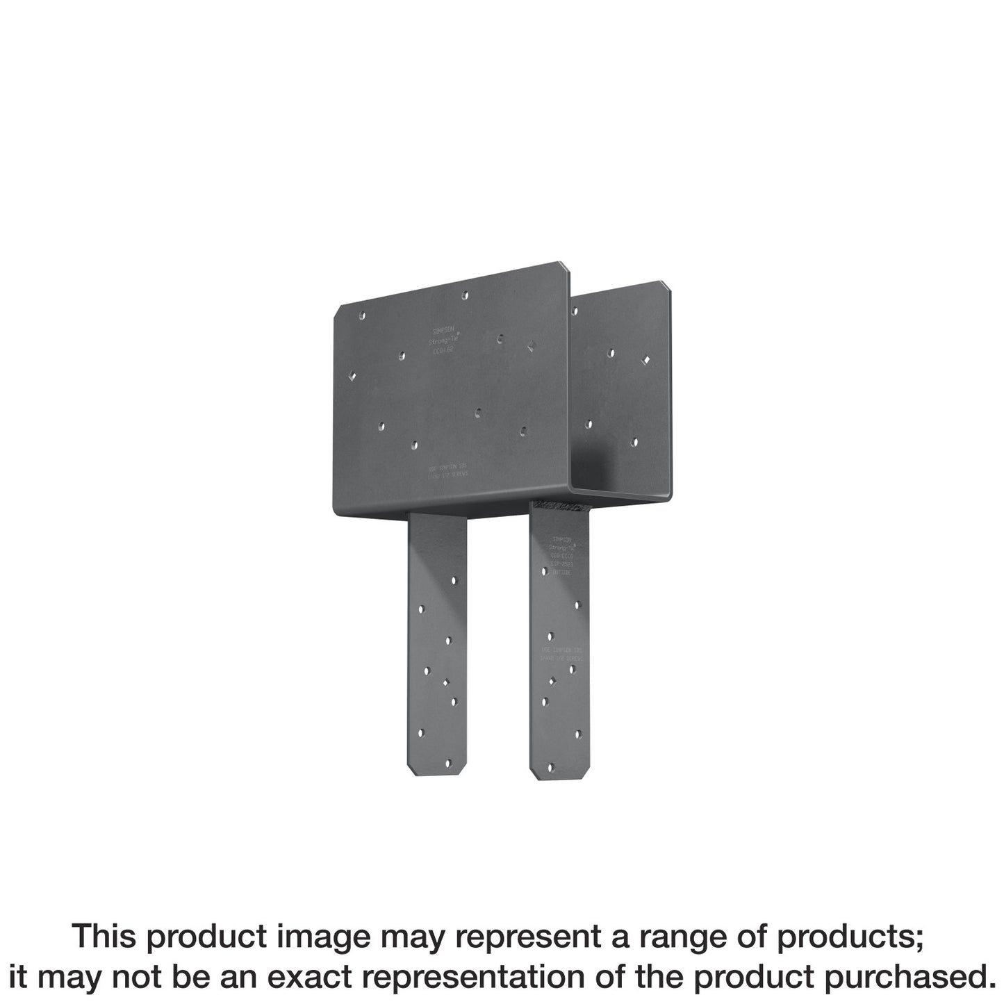 Simpson Strong-Tie CCQ4.62-3.62SDS CCQ™ Column Cap for Triple-2x Beam, 4x Post with Strong-Drive® SDS Screws