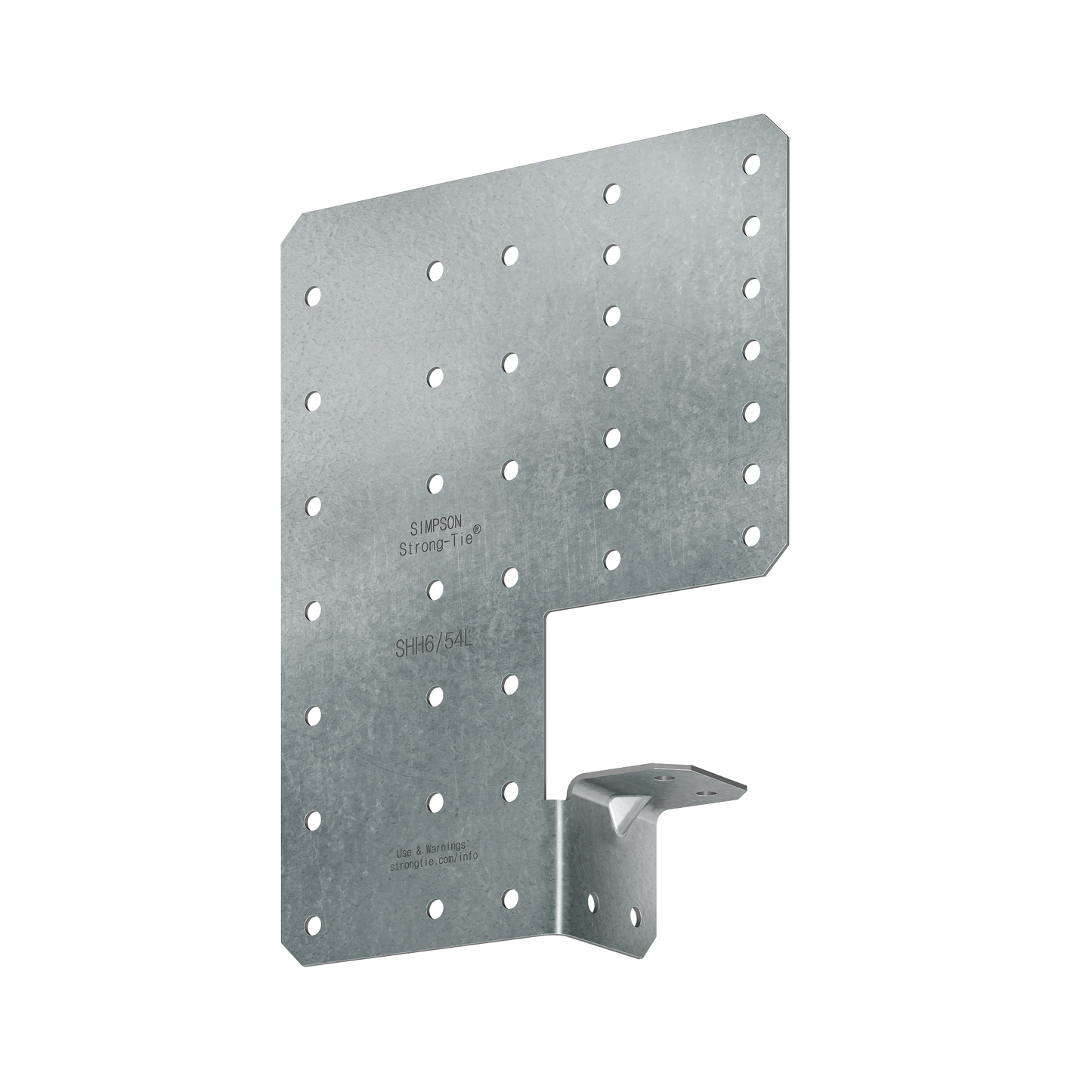 Simpson Strong-Tie SHH6/54-KT24 SHH 7-3/16 in. x 5-5/8 in. 54-mil Galvanized Steel Header Hanger (24-Qty)