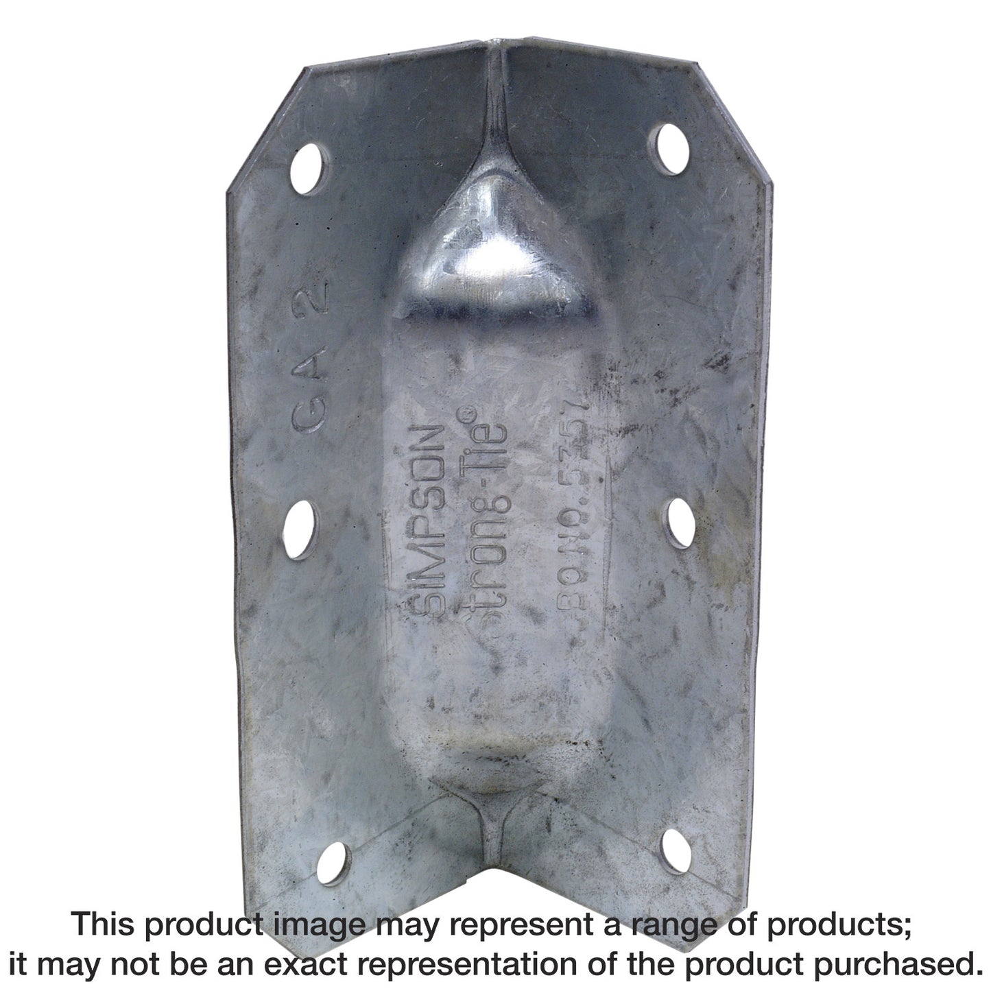 Simpson Strong-Tie GA2 GA 3-1/4 in. 18-Gauge Galvanized Gusset Angle (Pack of 12000)