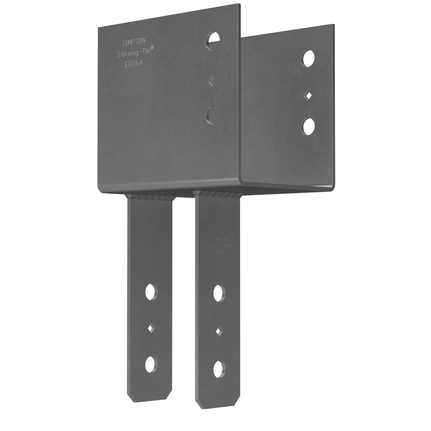 Simpson Strong-Tie ECC64 ECC End Column Cap 6x Beam, 4x Post