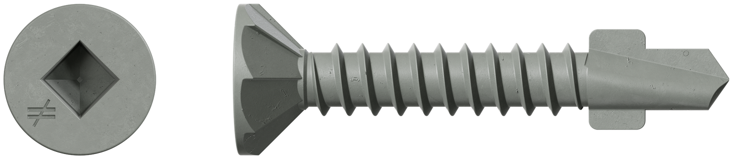 Simpson Strong-Tie CBSDQ106S CBSDQ Sheathing-to-CFS Screw (Collated) — #8 x 1-1/16 in. #2 Square Undersized (2500-Qty) (Pack of 100)