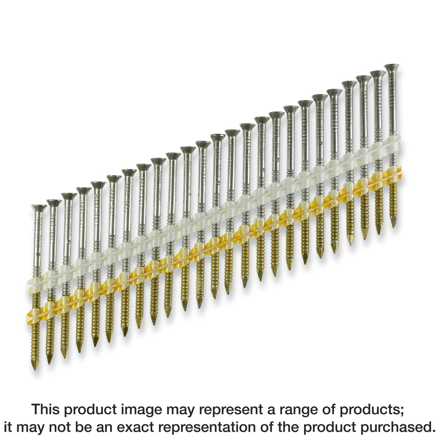 Simpson Strong-Tie S11A237KJG 20–22° Plastic Strip, Casing Head, Ring-Shank Nail — 2-3/8 in. x 11 ga. Gray (1000-Qty) (Pack of 4)