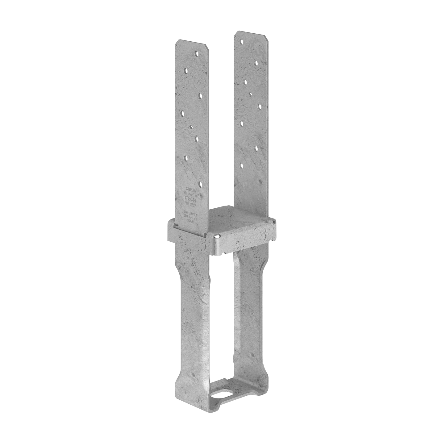 Simpson Strong-Tie CBSQ44-SDS2HDG CBSQ Hot-Dip Galvanized Standoff Column Base for 4x4 with SDS Screws