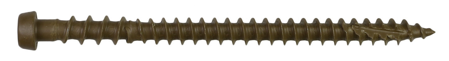 Simpson Strong-Tie DCU234RDMB Deck-Drive™ DCU COMPOSITE Screw — #10 x 2-3/4 in. T20, Quik Guard®, Red (1750-Qty) (Pack of 64)