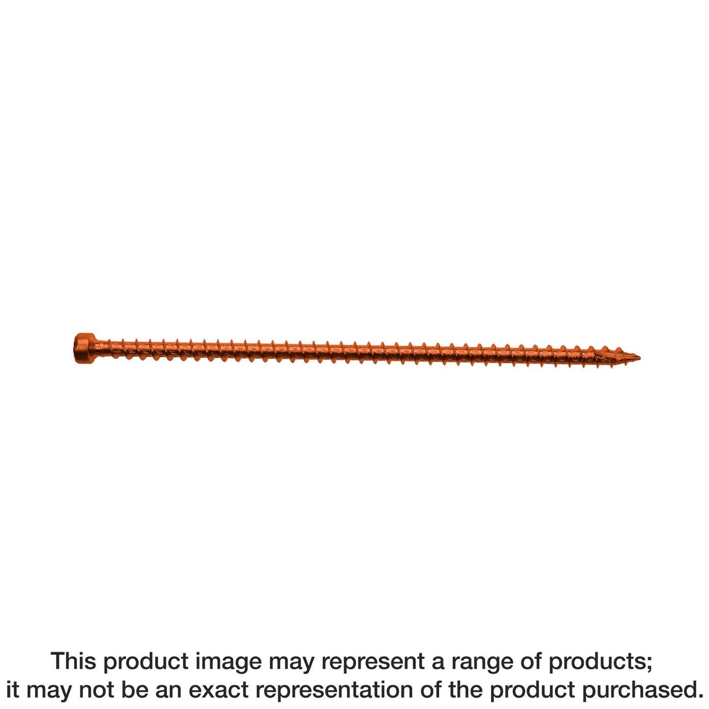 Simpson Strong-Tie SDWC15600B-KT Strong-Drive® SDWC® TRUSS Screw — .155 in. x 6 in. T30 Clear-Zinc Coat, Orange (500-Qty)