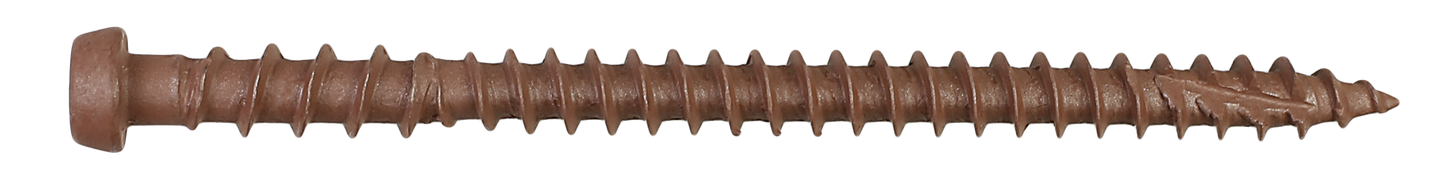Simpson Strong-Tie DCU234RD01R350 Deck-Drive™ DCU COMPOSITE Screw — #10 x 2-3/4 in. T20, Quik Guard®, Red 01 (350-Qty)