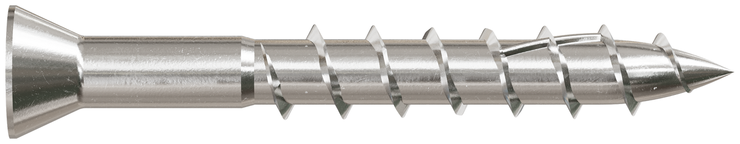 Simpson Strong-Tie T07125WP1 Deck-Drive™ DWP WOOD SS Screw — #7 x 1-1/4 in. T15, Trim Head, Type 316 (1 lb.)